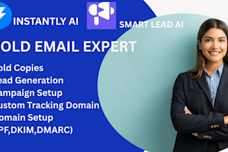 set up smartlead and instantly ai to launch your cold email outreach campaigns