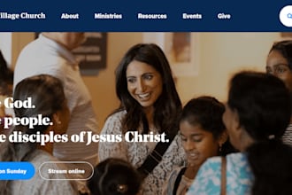 build church website, ministry website,non profit charity website with wordpress