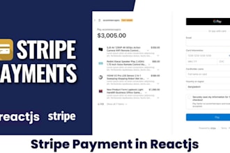 integrate stripe or paypal payment gateway in your react app