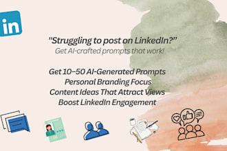custom ai prompts to boost your linkedin presence and brand