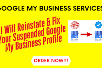 reinstate gmb and fix suspended gmb, appeal google my business, local seo