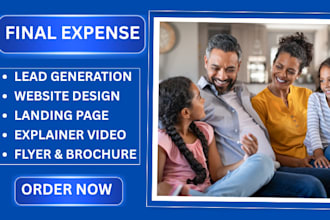 final expense leads insurance logo facebook ads final expense website