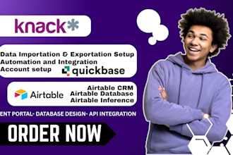 build custom knack softr client portal airtable smart sheet automation database