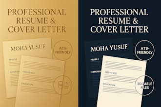 perfectly write resume and cover letter