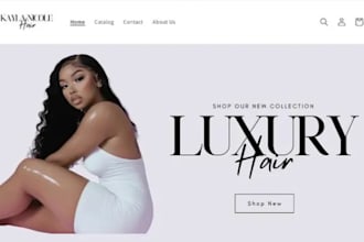 hair extension shopify store hair extension store beauty website hair website