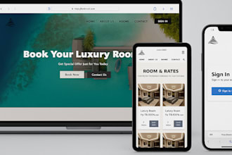 design modern and responsive UI UX for your website or app