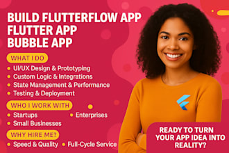 build flutterflow app flutter app flutter flow bubble app mobile app developer