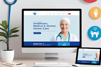 assisted living home care website healthcare website medical senior care website