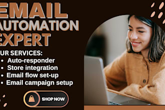 do email marketing setup email series pop up form template via klaviyo mailchimp