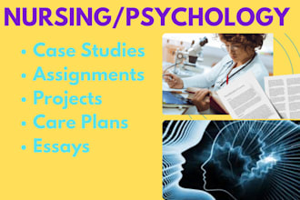 do nursing and psychology tasks