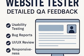 professionally test your website and provide you QA review