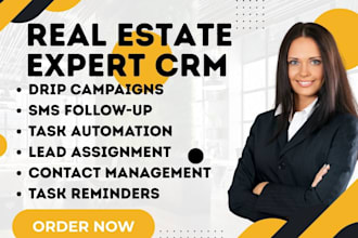 setup real estate crm podio drip campaign ppl signow integration reireply costar