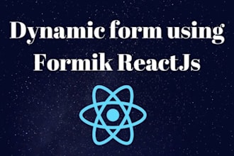 build dynamic form components using react and formik