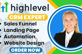 setup gohighlevel sales funnel, gohighlevel CRM automation, ghl expert, ai agent