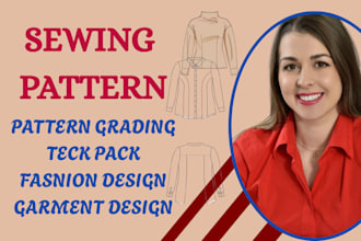 professional fashion design, sewing patterns,