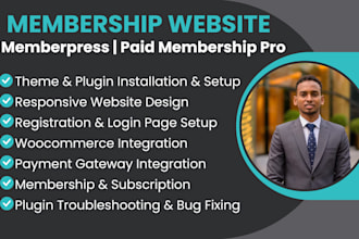 membership website with memberpress paid membership pro ultimate membership
