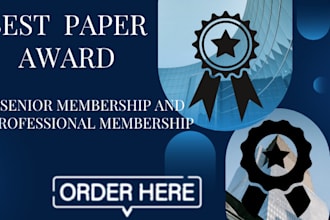 provide you best paper award and membership for eb1 eb2 niw visa card process