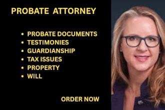 draft and review wills, trusts, probate docs, guardianship and prenups