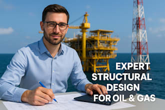 design offshore structures, pipeline supports, and modular oilfield facilities