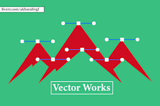 redraw logo to vector, convert image to vector, vectorize image, vector tracing