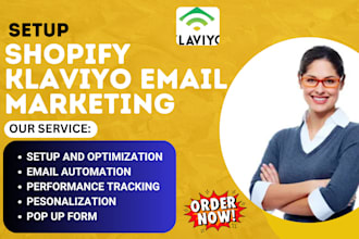 setup klaviyo email marketing flow automation sales funnel campaign dropshipping