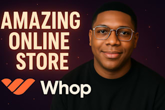 setup whop store for online course
