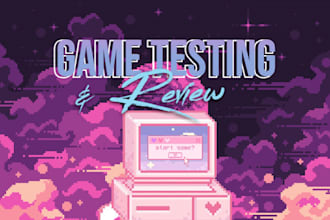 be your game beta tester