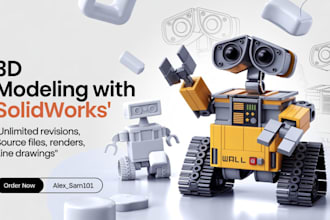 do 3d modeling, design project using creo fusion 360 inventor solidworks