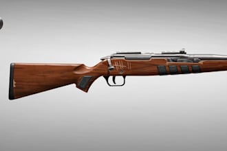 model 3d gun and game assets with high texture for unity unreal, game weapons,
