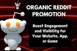 create reddit post and comment to advertise website, app or game