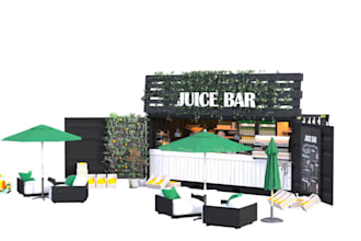 design shipping container homes, tiny houses, shops, kiosk restaurants, garden