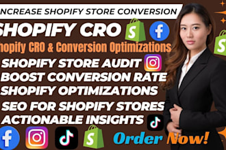 set up, review audit, increase shopify store conversion boost ecommerce sales