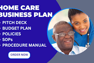 home care business plan home care policy and procedures pitch deck proposal