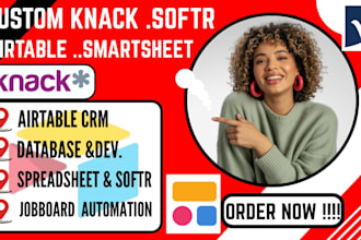 build knack softr client portal airtable smartsheet database automation
