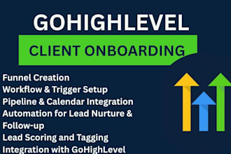 gohighlevel client onboarding expert funnels triggers automation
