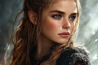 do realistic or fantasy portrait