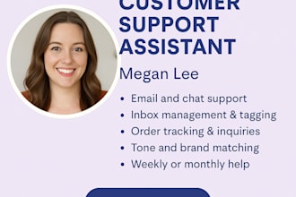 be your customer experience partner and email support lead