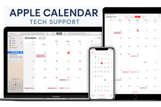 set up and organize apple calendar for productivity, design hyperlink planners