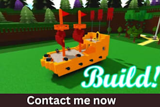 build roblox character,models,outfit, animals,map,animate,rigging,scripting,guis