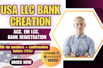 create your us llc with ein number for us and non us bank creation business