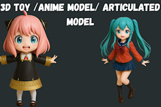sculpt printable 3d toy model action figure anime diorama miniature statue stl