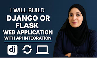 django or flask based web application
