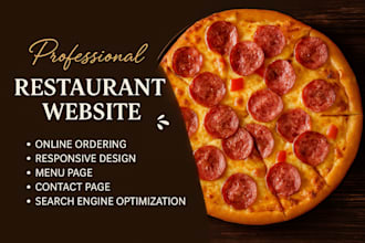 create a modern wordpress restaurant website with online ordering and delivery