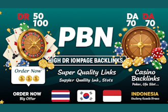 do indonesia thailand korea singapore hong kong high tf DR da SEO backlinks