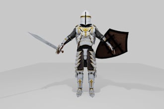 optimized 3d sword, cosplay, helmet, 3d mask, weapon, assets, 3d props, game