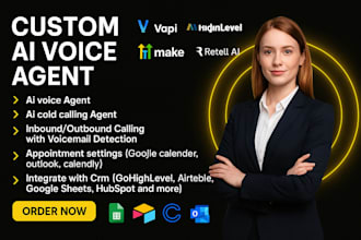 setup vapi ai calling agent, ghl chatbot, ai cold calling agent, retell, vapi