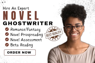 fiction book writing memoir, novel ghostwriting novella, story copy editing