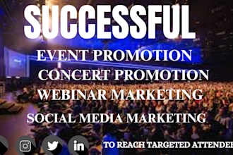 do effective event, concert and dj party promotion to reach targeted audience