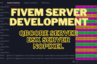 develop a professional roleplay server for you, esx, qbcore