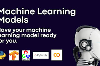 build a machine learning, deep learning model
